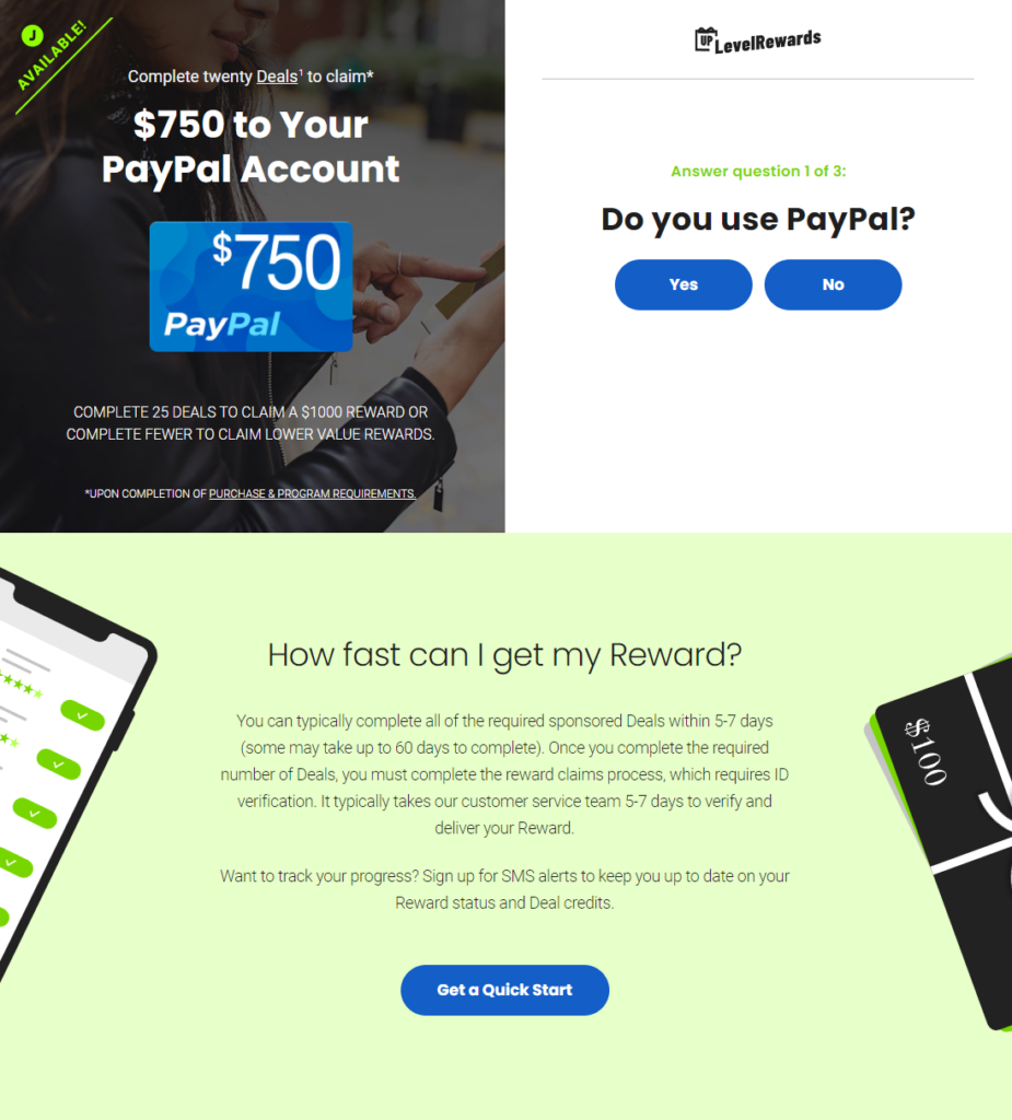 Vibrant PayPal logo with the text 'Your Chance to get $750 to Your PayPal Account!' against an enticing background.
